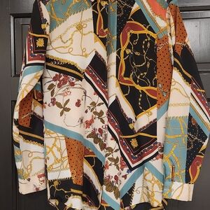 Zara Multicolor Button Down Shirt